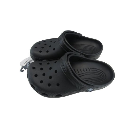 NEW JUNIOR CLASSIC BLACK CLOG - Picture 2 of 15